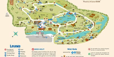 Карта заапарк Фінікса